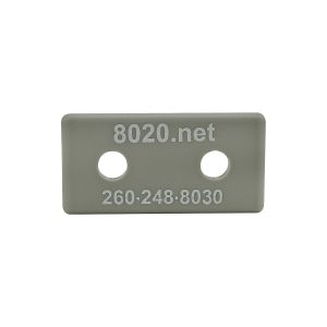 80/20 Gray End Cap - 2025GRA