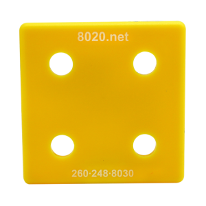80/20 End Cap - 2050YEL