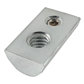 1/4-20 Roll In T-Nut With Set Screw - 3787